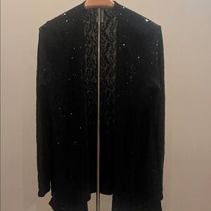 Kenar Black Sequin Blazer
